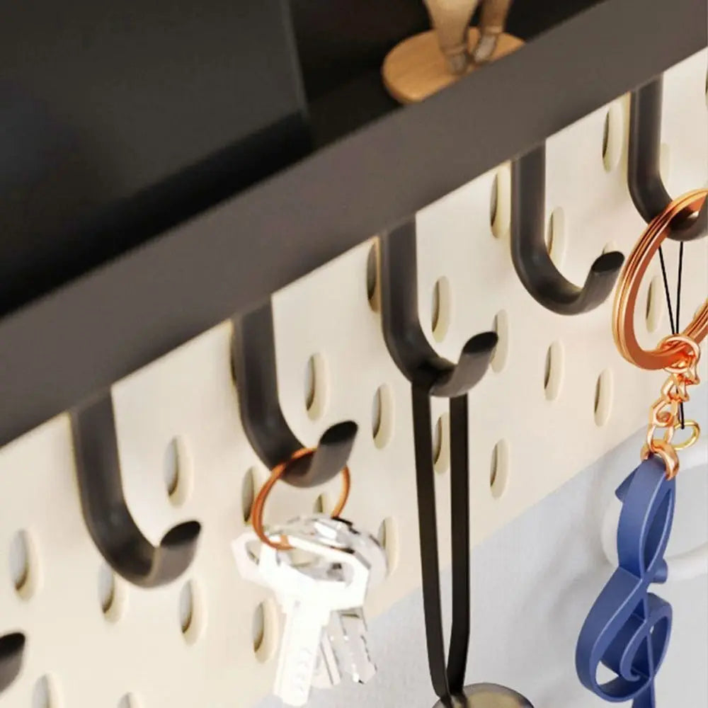 DOMIRA Wall Mounted Key Holder Self-Adhesive Key Rack DOMIRA Wall Mounted Key Holder Self-Adhesive Key Rack